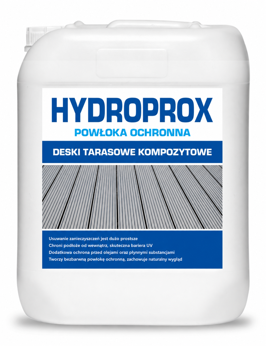 HYDROPROX protective coating composite decking boards