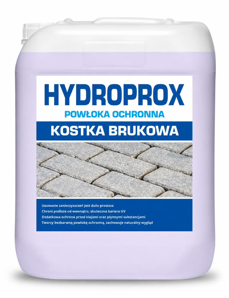 HYDROPROX protective coating paving stones