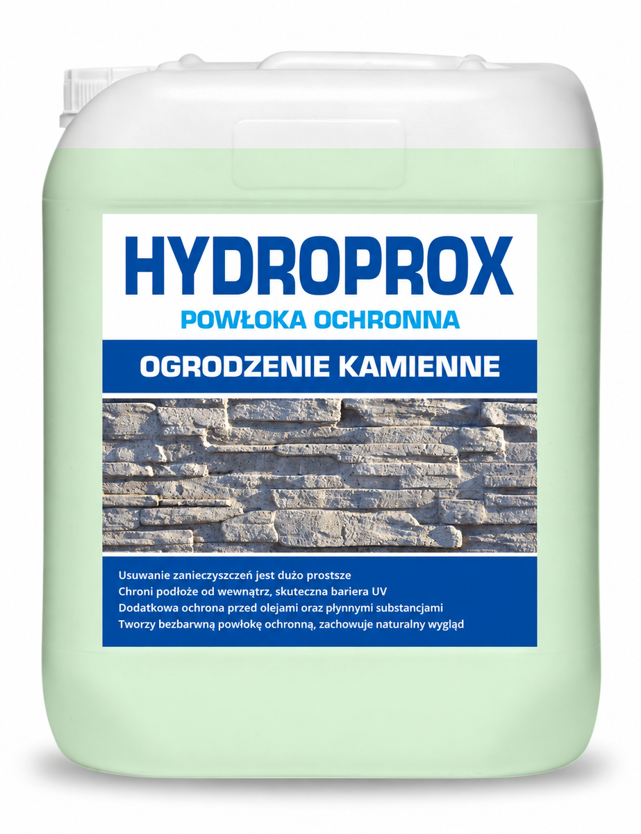 HYDROPROX protective coating stone fence