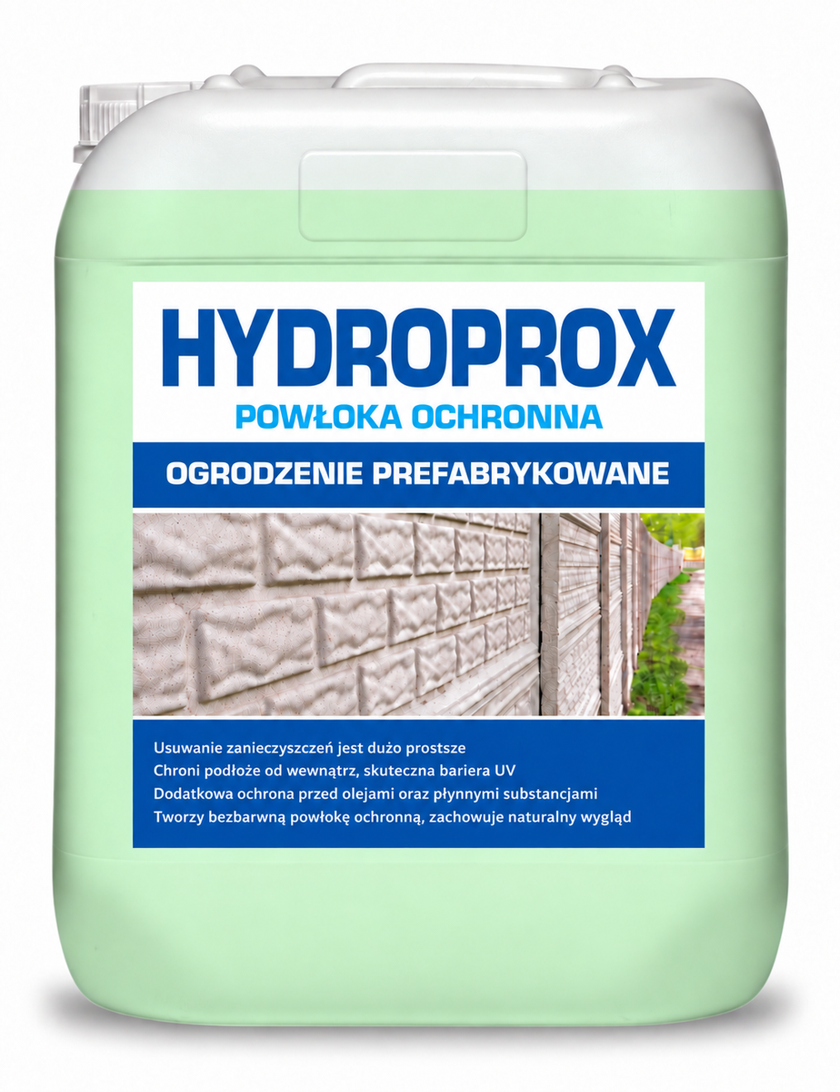 HYDROPROX protective coating prefabricated fence