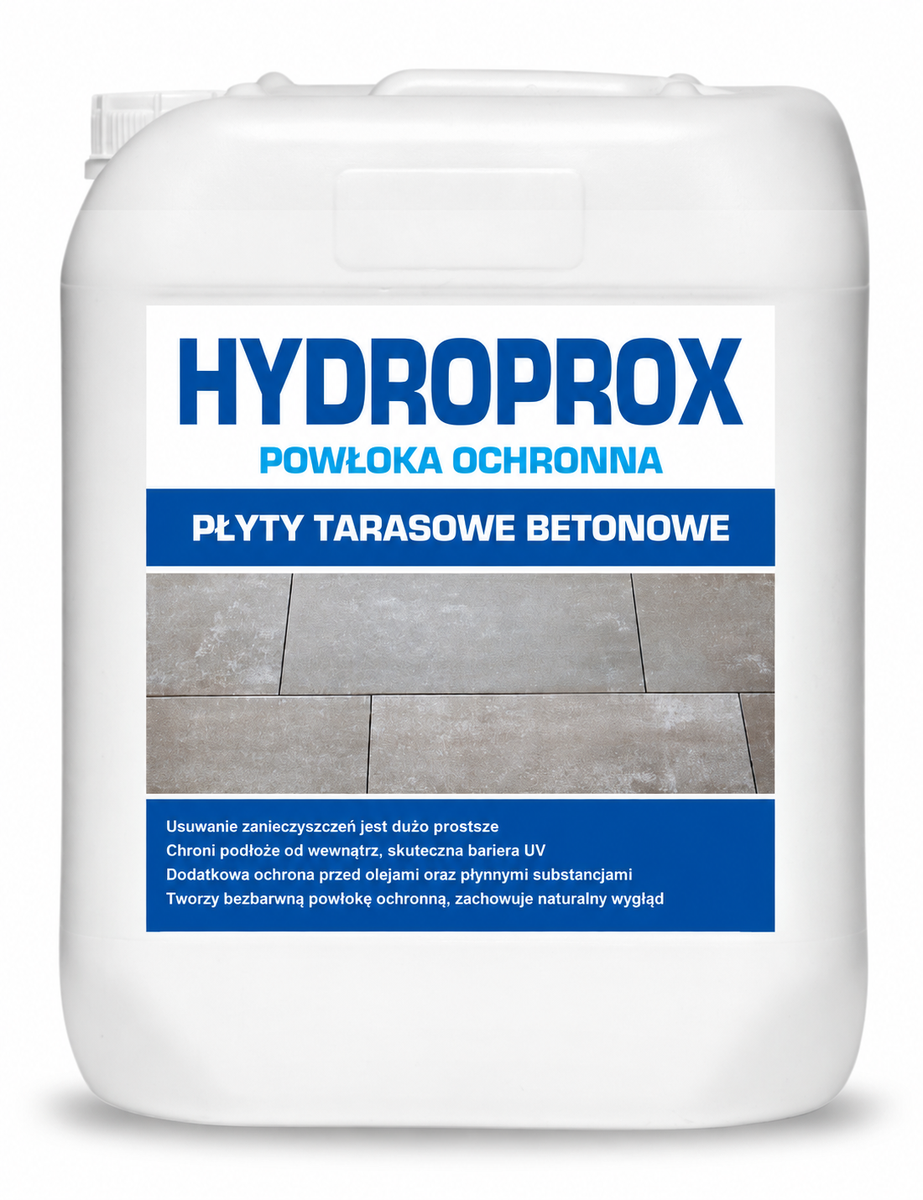 HYDROPROX protective coating concrete terrace slabs