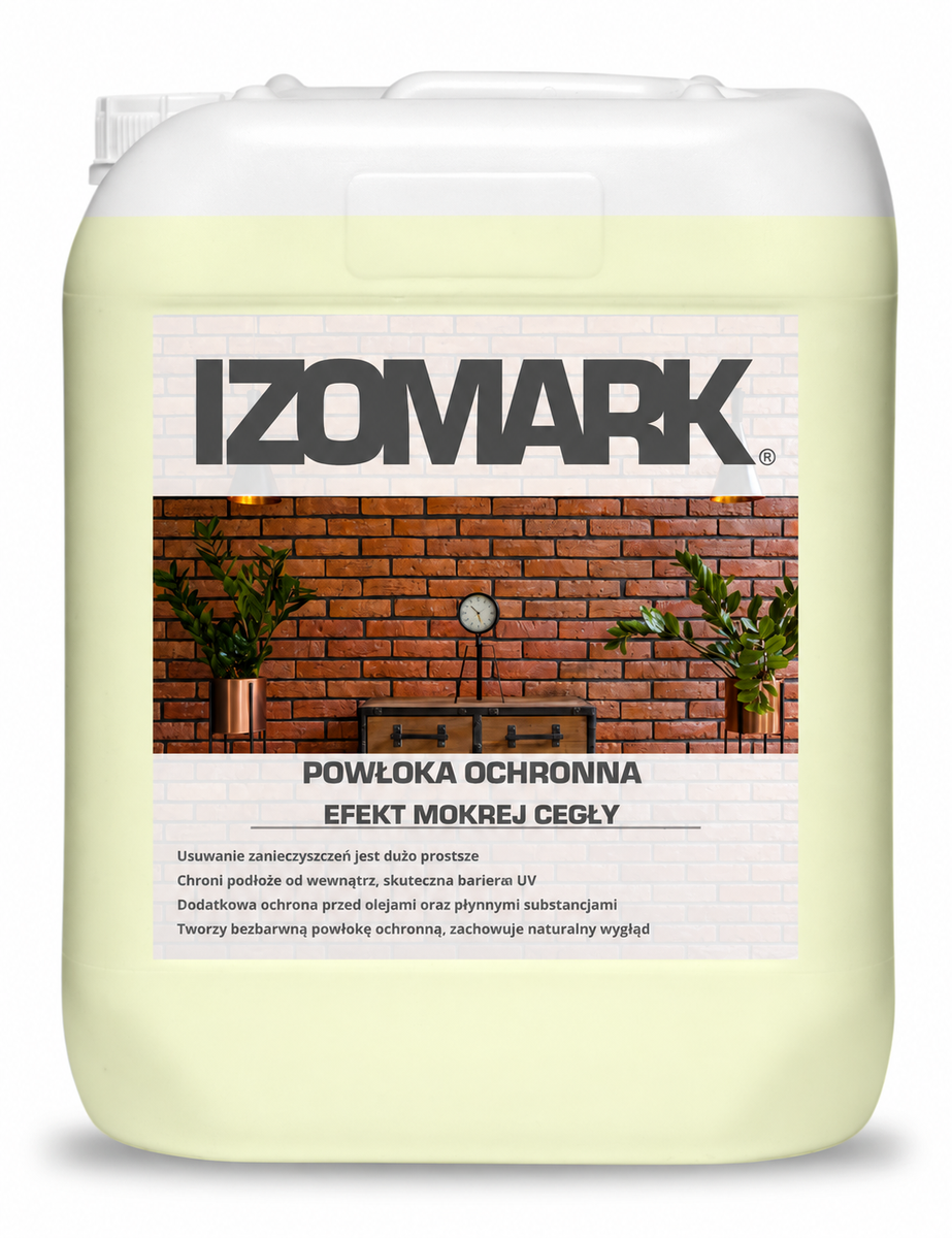 IZOMARK wet brick effect protective coating