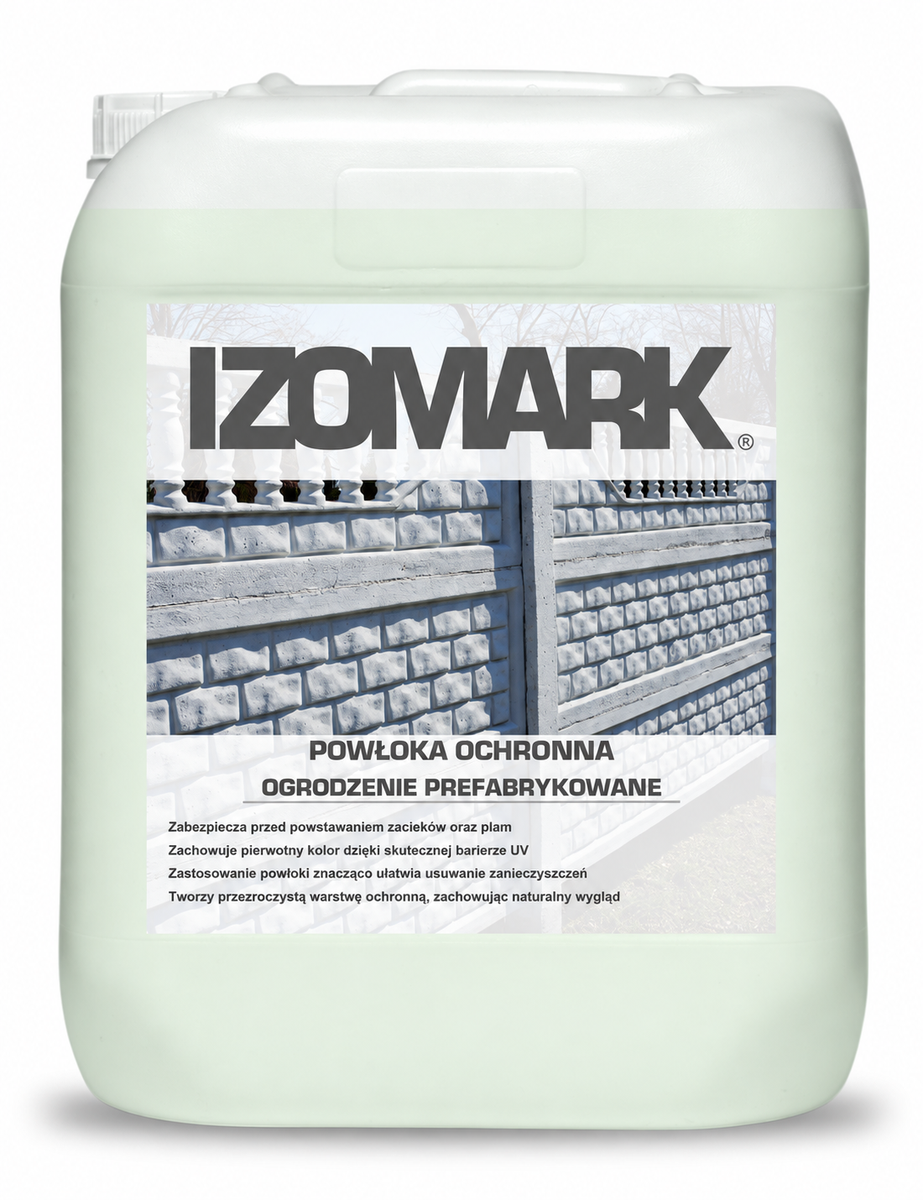 IZOMARK protective coating prefabricated fence