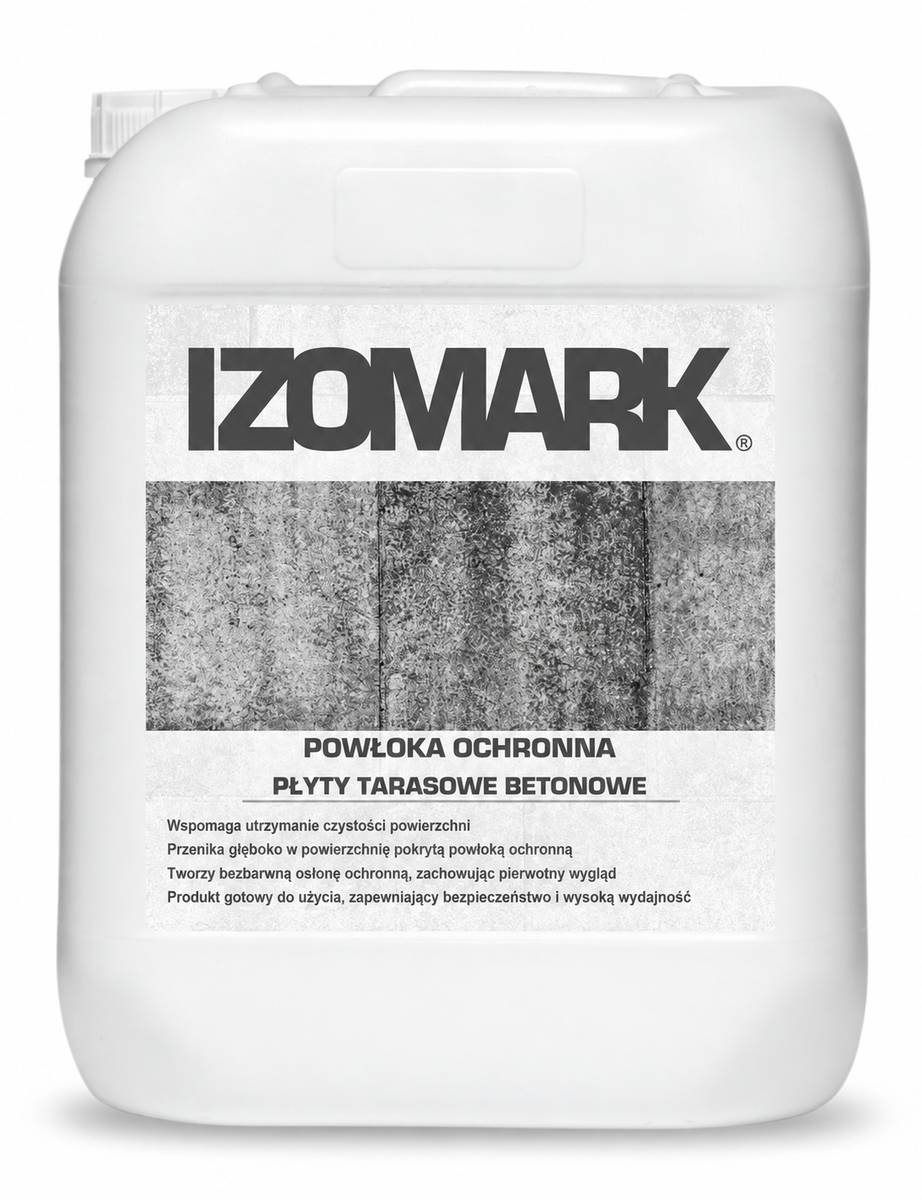 IZOMARK protective coating concrete patio tiles